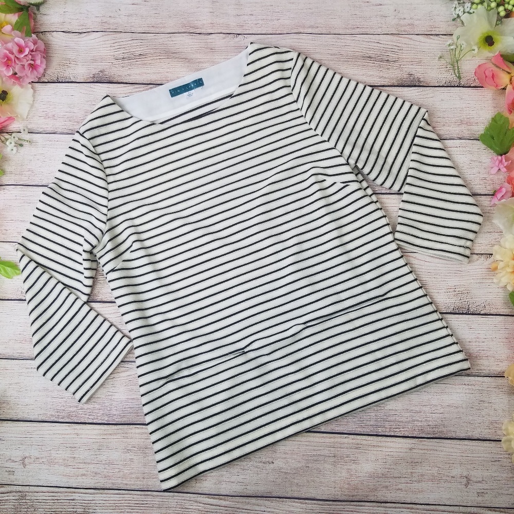 Anthropologie Pim + Larkin Striped Boatneck Top